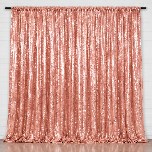 Rose Gold Sequin Backdrop