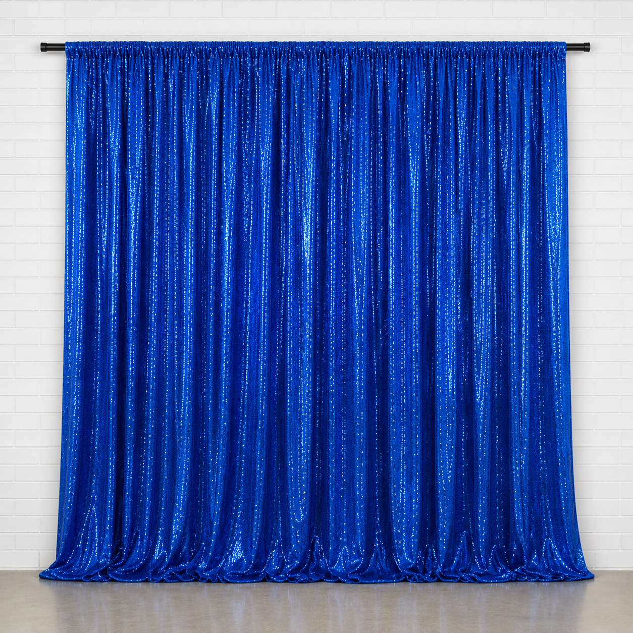 Blue Sequin Backdrop