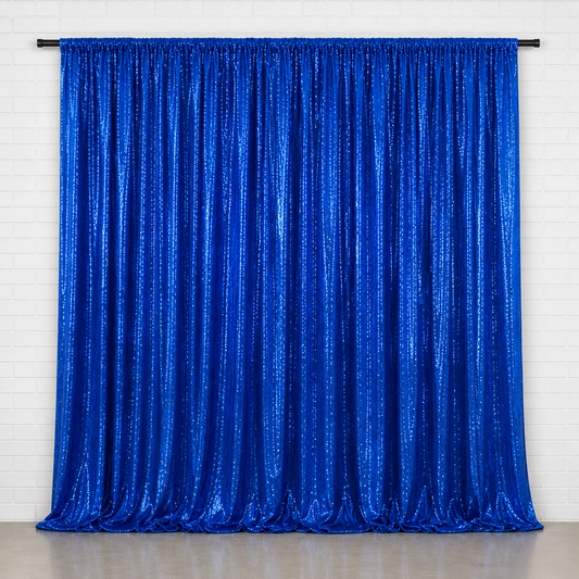 Blue Sequin Backdrop