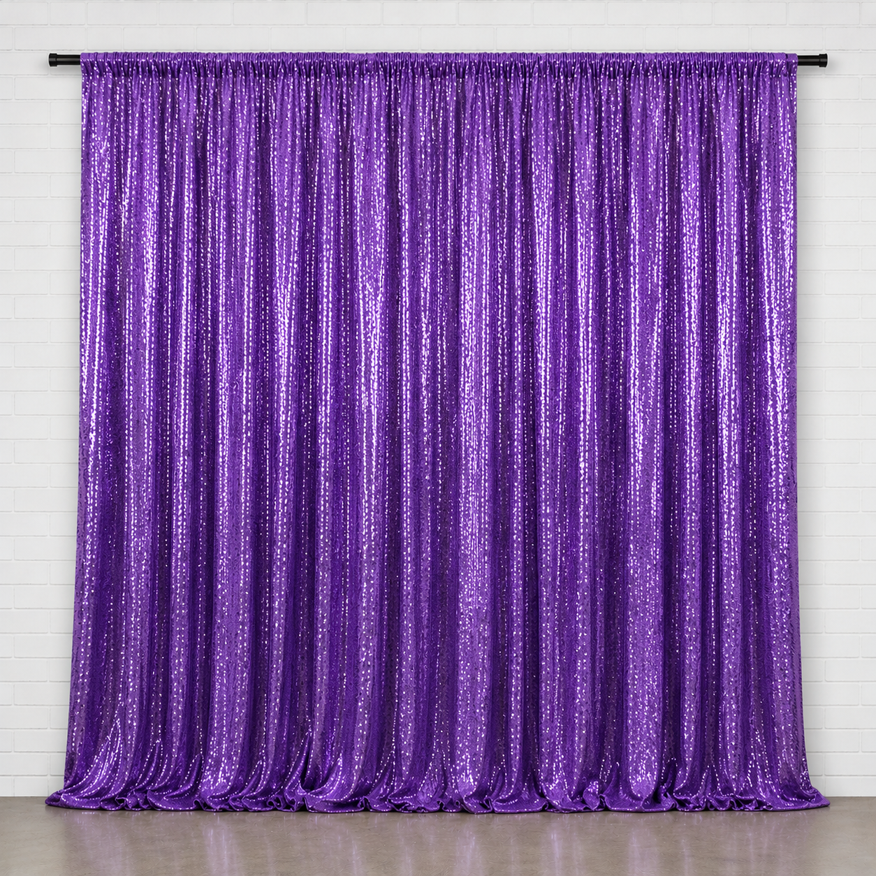 Purple Sequin Backdrop